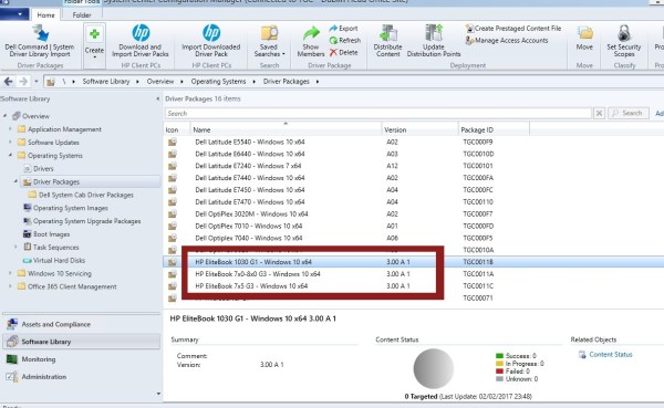 Sccm driver package hp